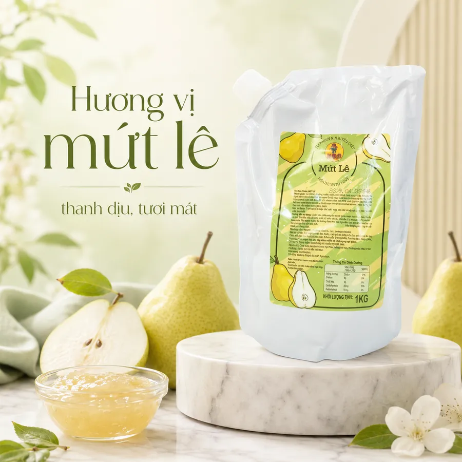 Mứt lê Lermao